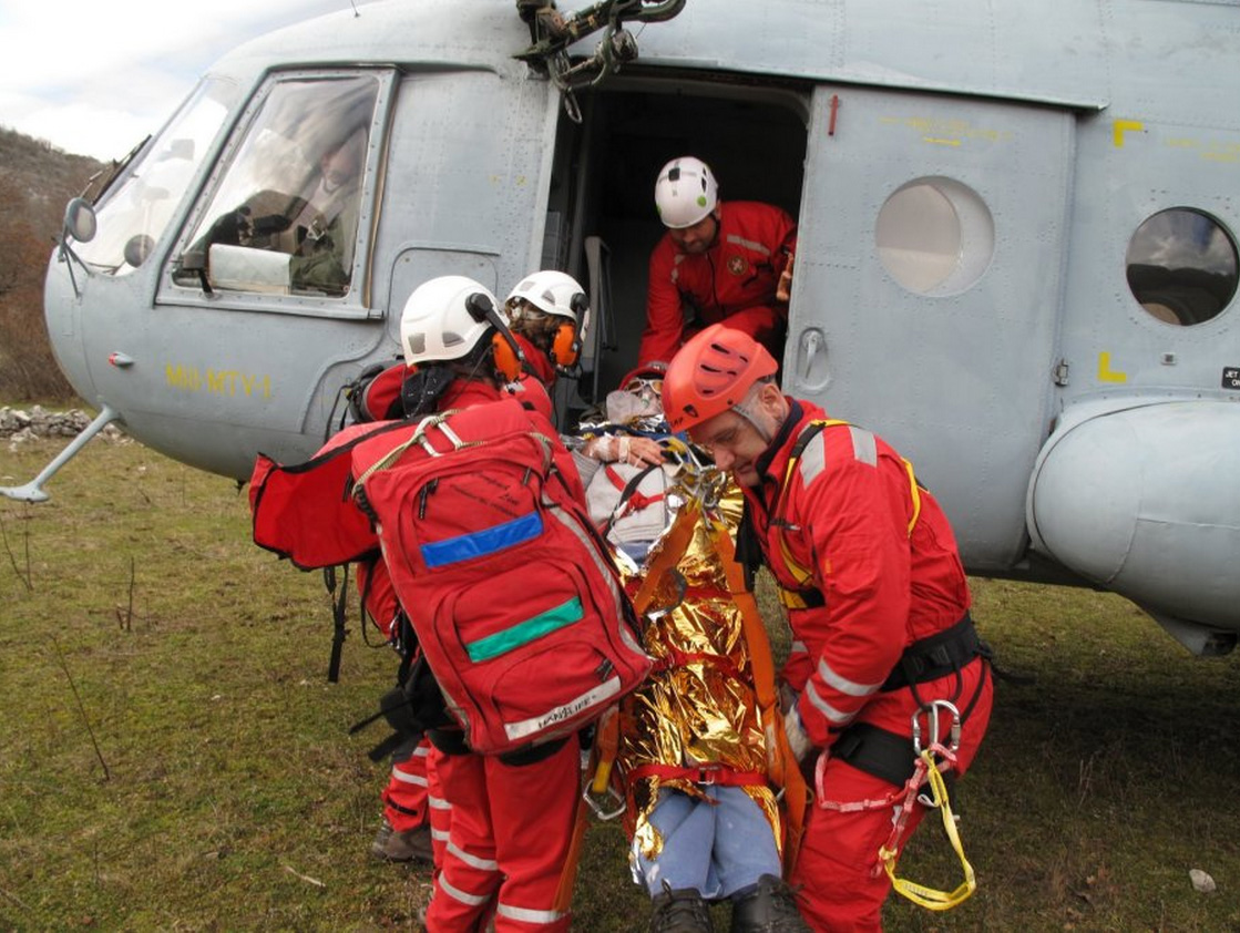 Unošenje u kabinu helikoptera